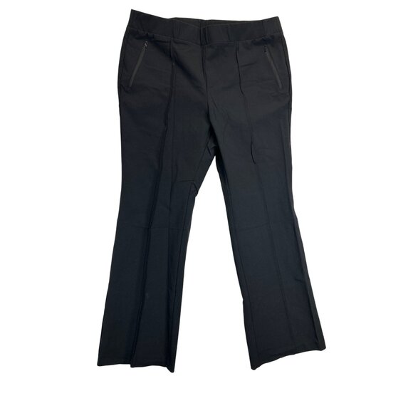 Lane Bryant Pants Womens 18 Black‎ Stretch Zipper Pockets - Picture 1 of 7